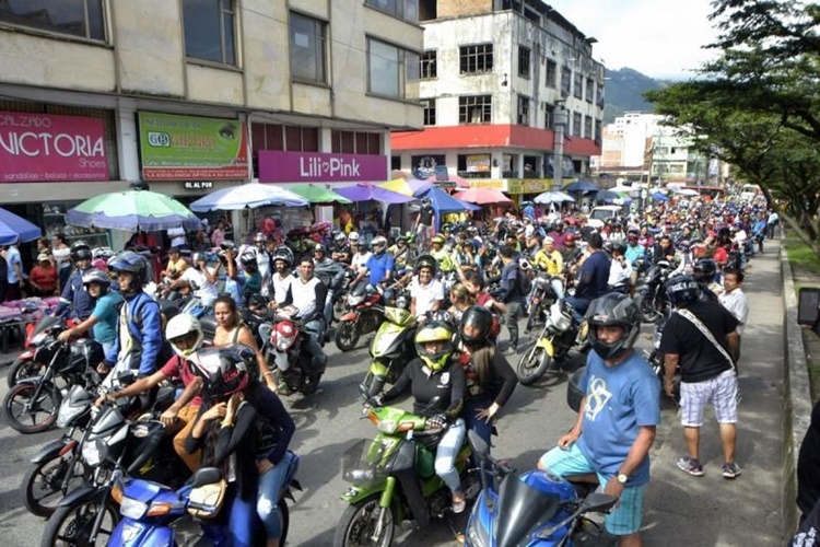 protesta motociclistas