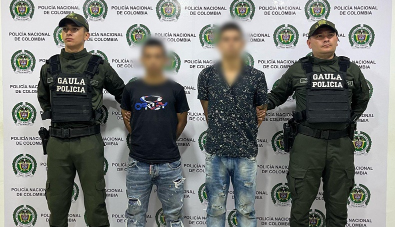 los dos extorsionistas