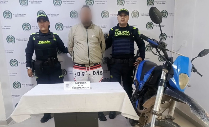 Con moto robada