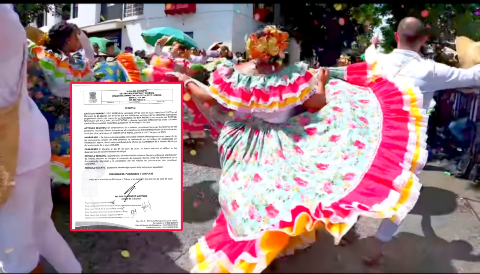 espinal decreto