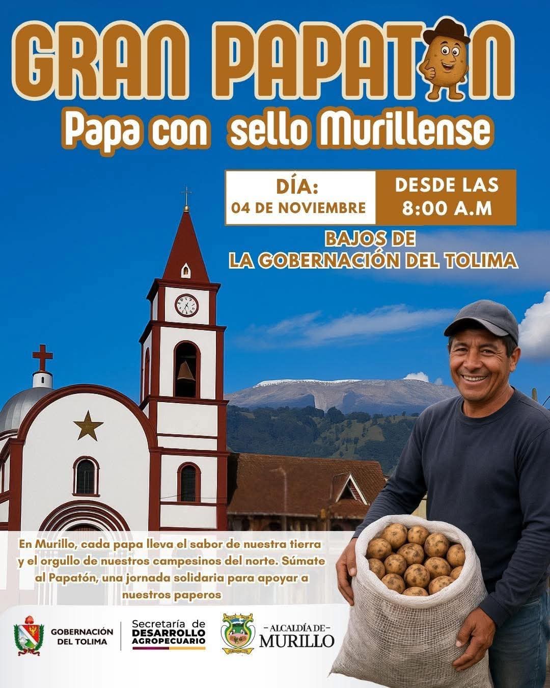 dentro de las papas