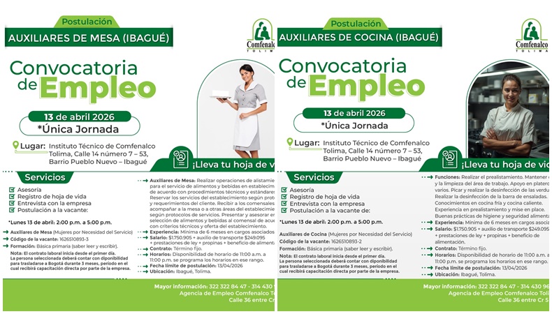 Empleo comfenalco