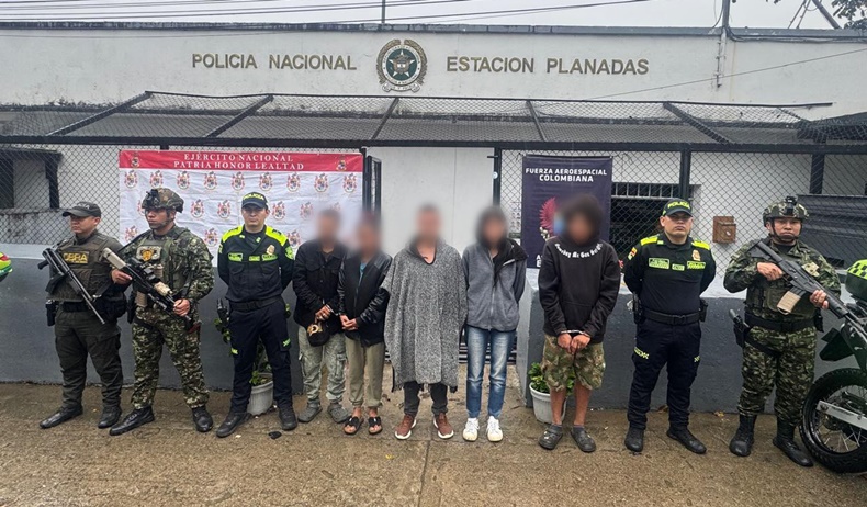 capturados en planadas