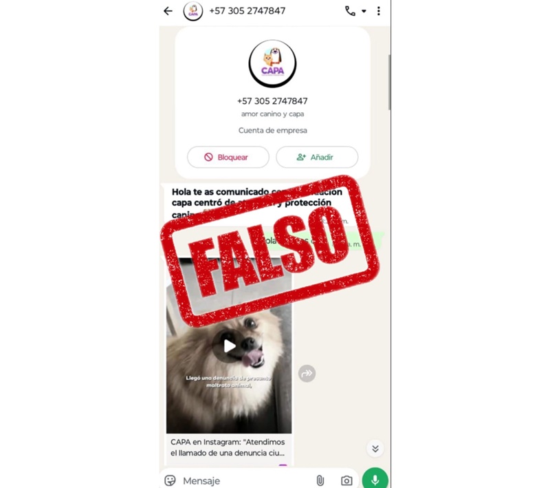 dentro falso