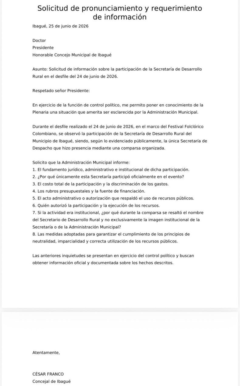 solicitud