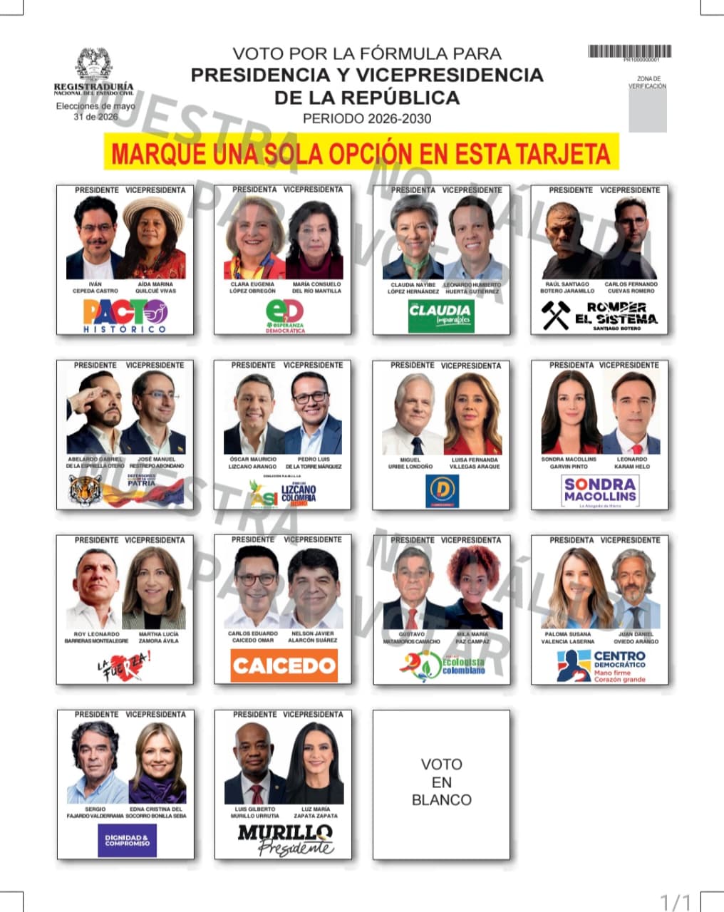 dentro de tarjeta