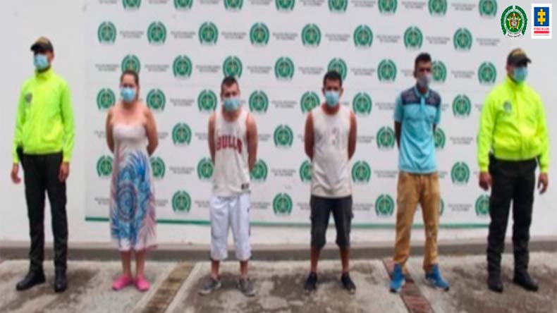 Detenidos y organizaciones