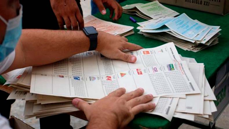 Conteo de votos Murillo