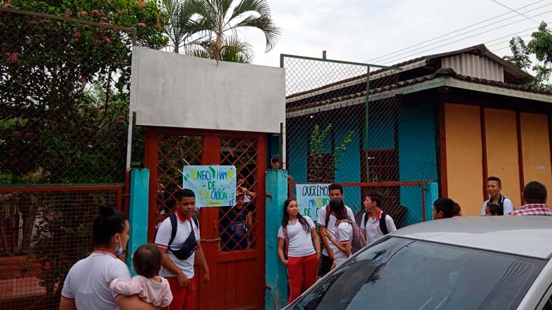 Paro escolar en Armero