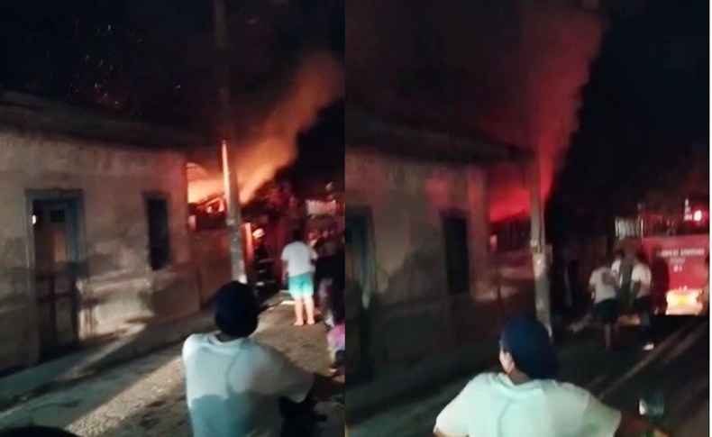 El incendio