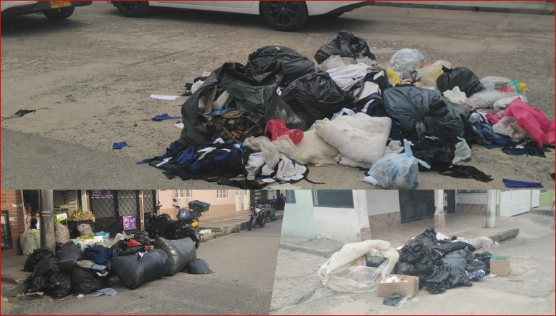 Recolección de basuras en Ibagué