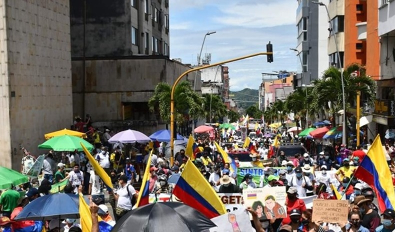 marchas hoy en ibagué