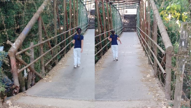 el puente peatonalll