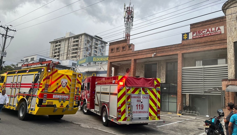 incendio en fiscalia