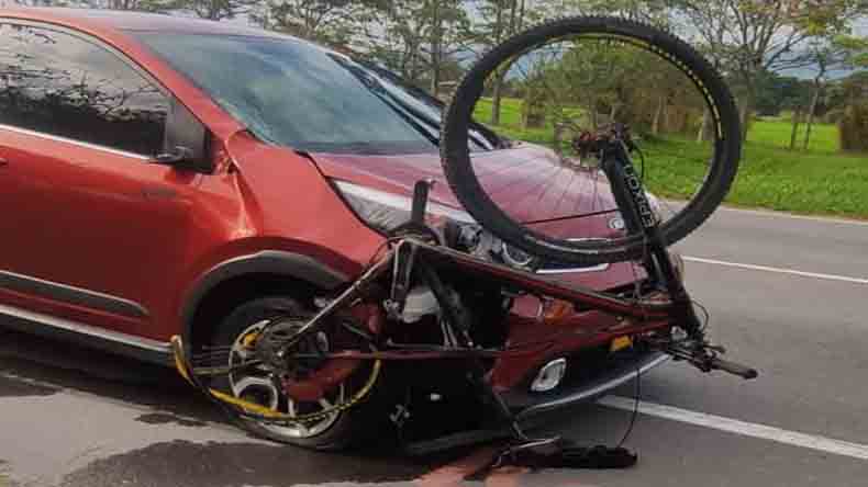 Accidente variante ciclista 1